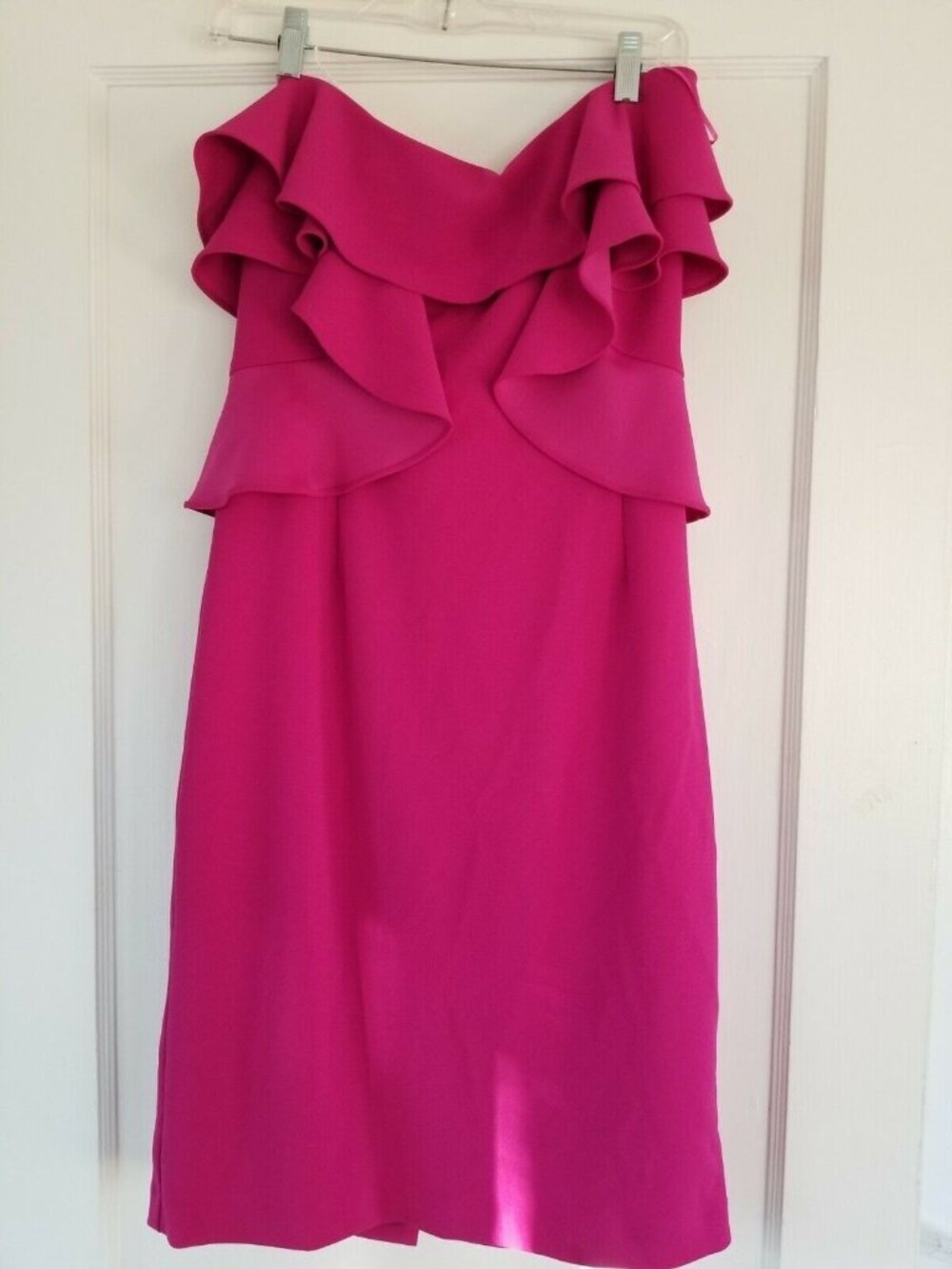 Alexia Admor Women's Crimson Alizirin Strapless Sheath Dress Sz 8 Gorgeous.